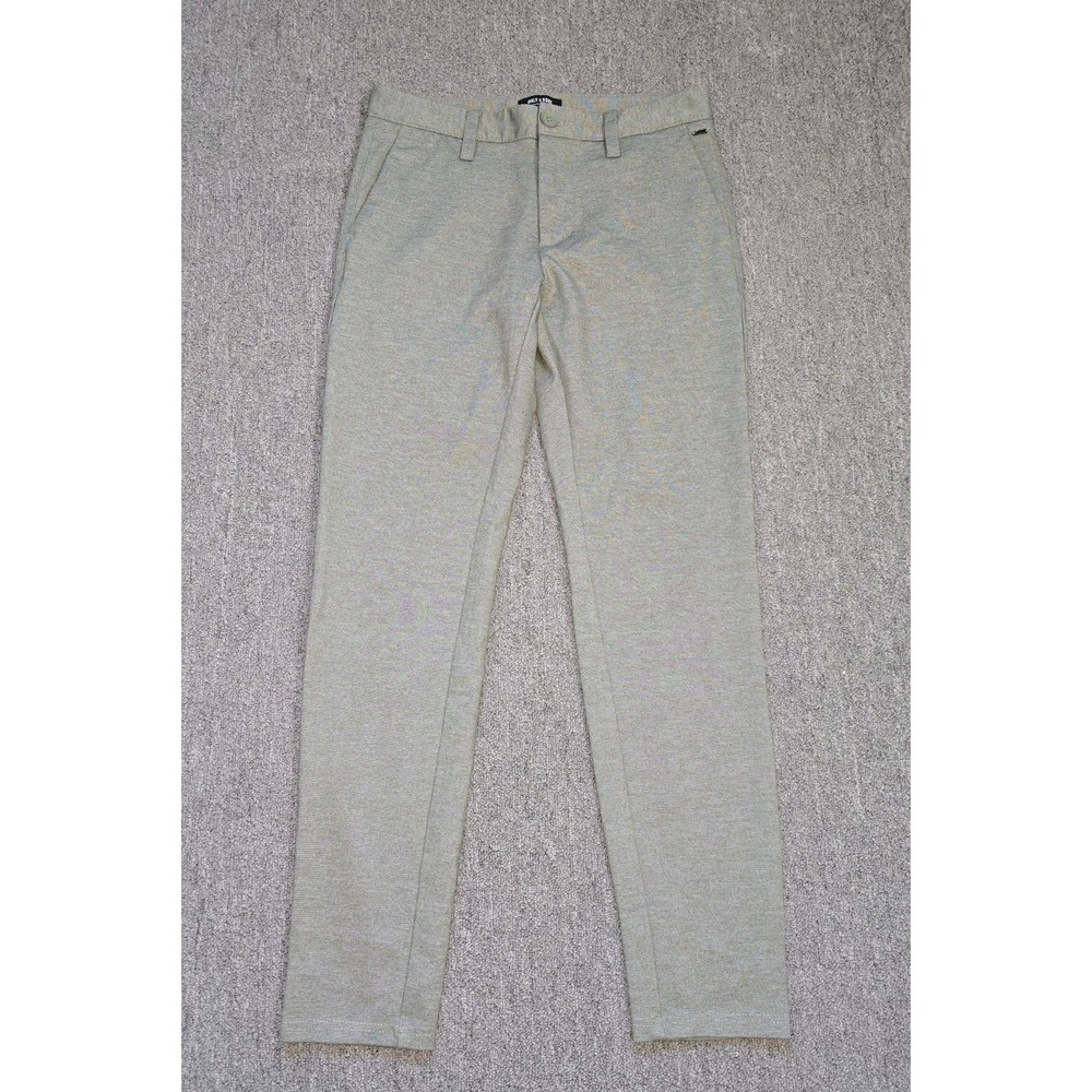 Only & Sons Trousers Light Green Sage Stretch Mark Tapered Pants 30X32 Preppy